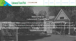 Desktop Screenshot of lakewoodtravelpark.com